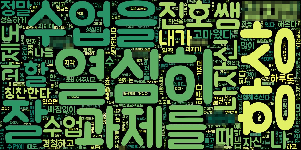 중간 설문조사 시각화 방법